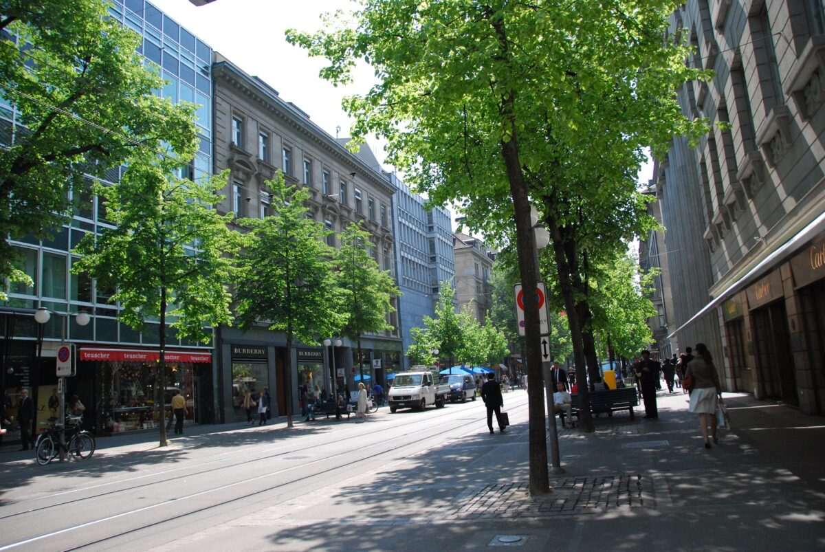 Banhofstrasse zurigo