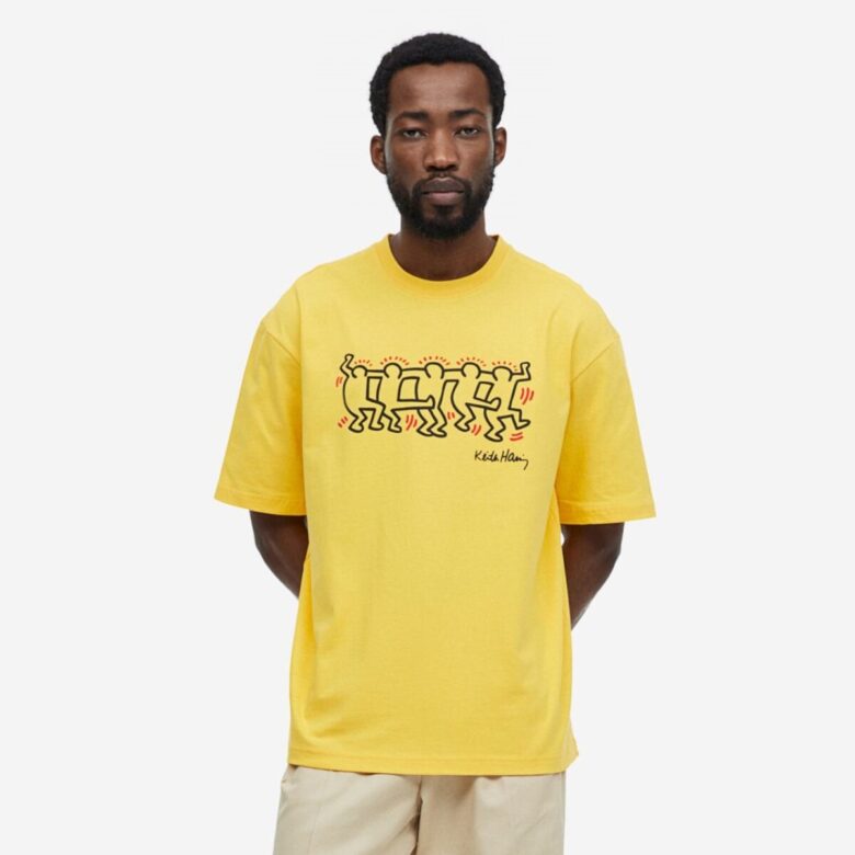 t-shirt-Keith-Haring-x-HM