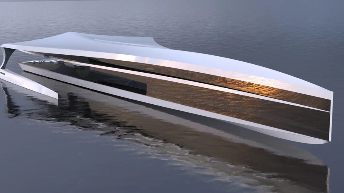 Uno Yacht di Design ispirato alla Mitologia. Ecco il Concept del Trimarano da 130 metri!