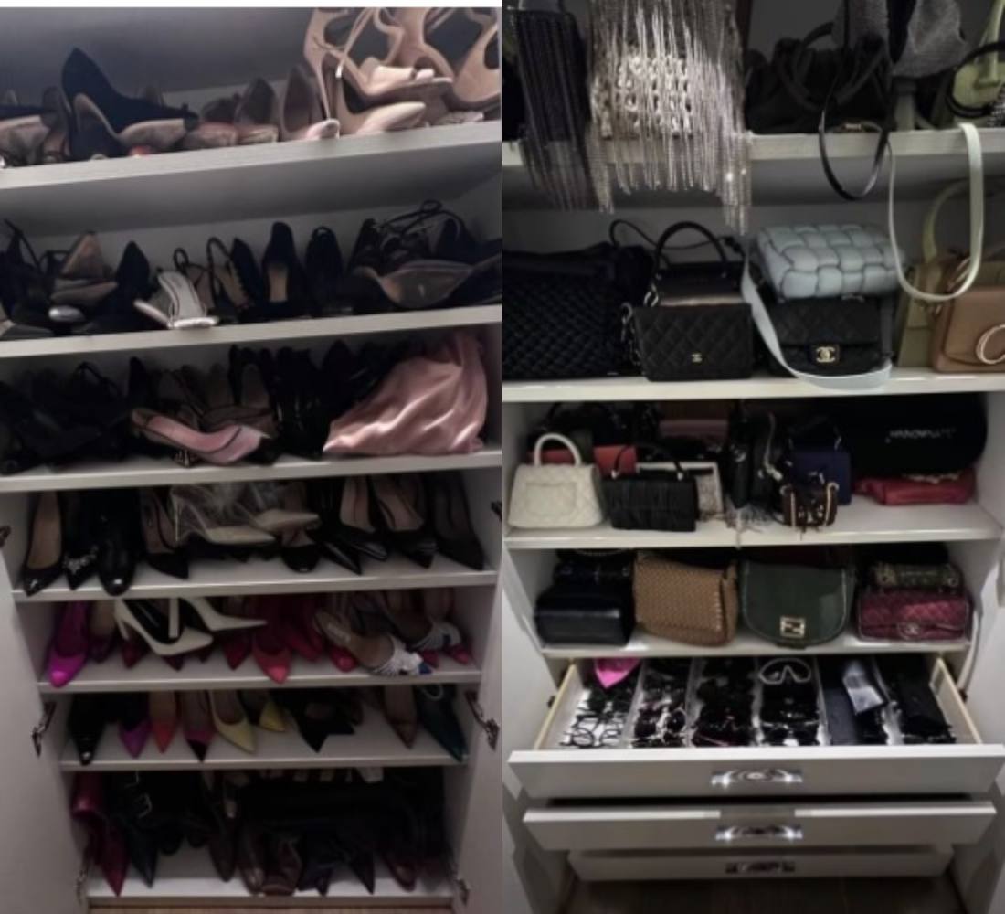 Galleria foto 'Belen Rodriguez apre le porte del suo armadio: tra Borse e Scarpe vale un capitale!' - foto 1