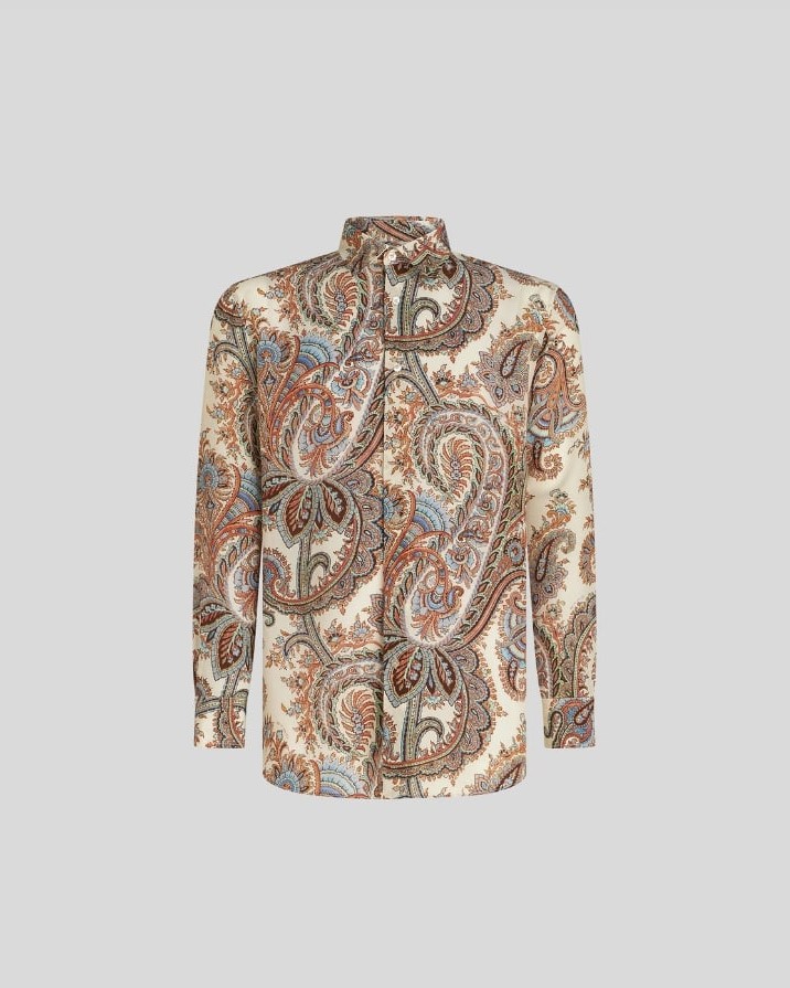 atro camicie da uomo paisley