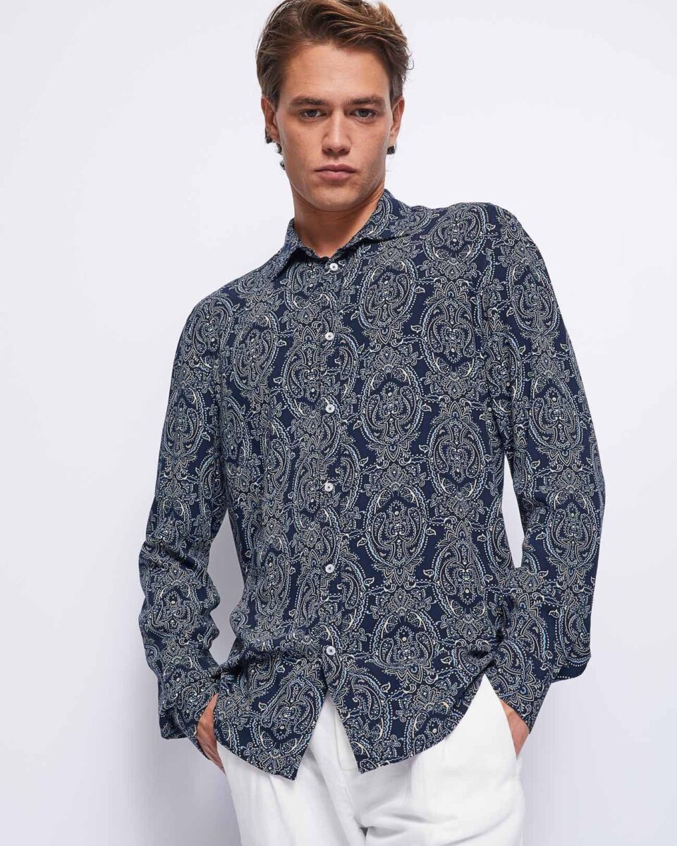 Galleria foto '4 Camicie da Uomo fantasia paisley per un look bohémien davvero chic!' - foto 4