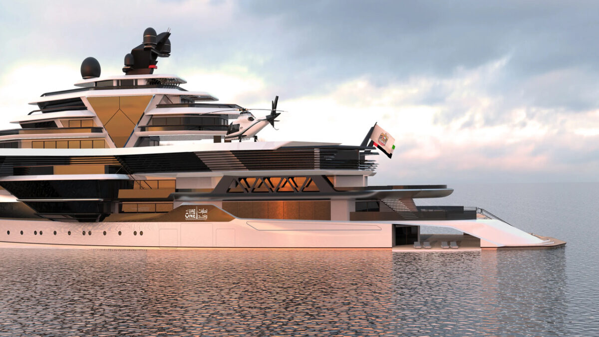 Un Mega yacht da quasi mezzo miliardo di Euro per un misterioso Sceicco Arabo