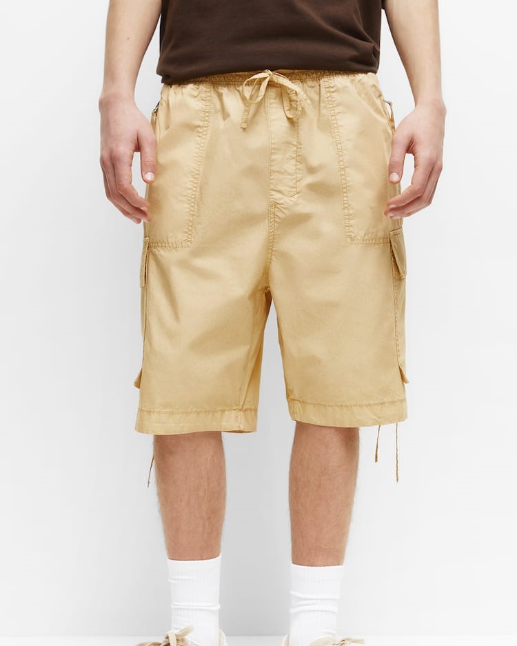 Pull and Bear Uomo bermuda parachute