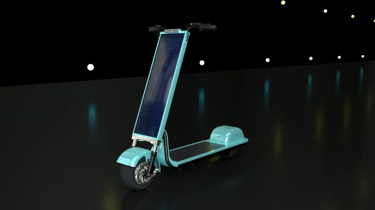 Solar Scooter S80, il primo Monopattino con Pannelli solari. E’ tutto vero!