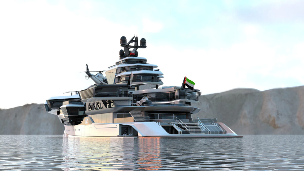 Galleria foto 'Un Mega yacht da quasi mezzo miliardo di Euro per un misterioso Sceicco Arabo' - foto 1