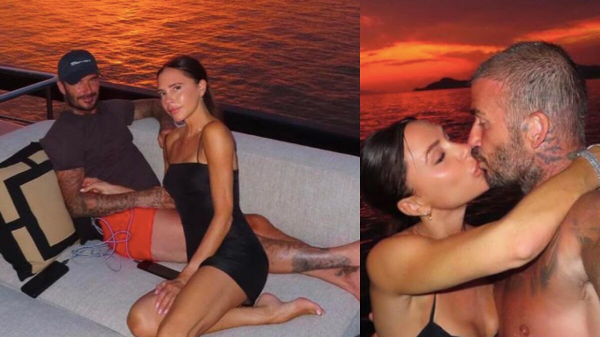 Victoria e David Beckham, vacanza Deluxe in famiglia con lo Yacht al tramonto