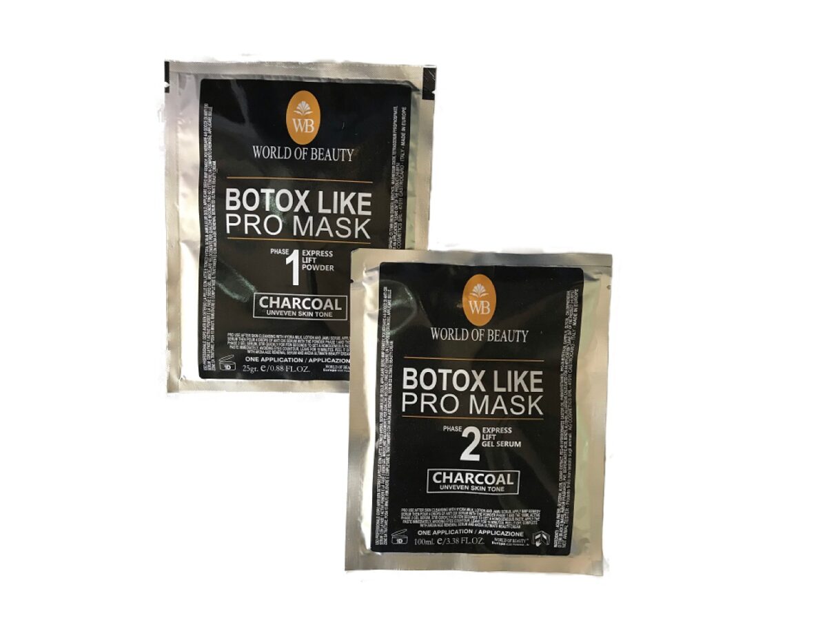 Botox Like  Pro  Mask  Charcoal, World of Beauty