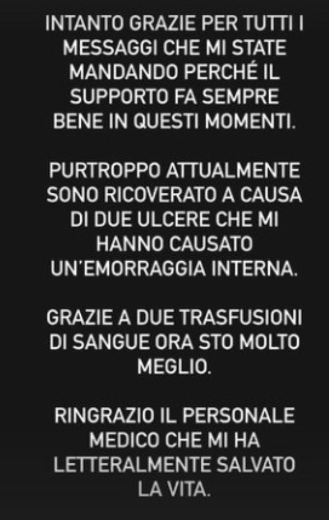 Galleria foto 'Fedez ricoverato d’urgenza: “Mi hanno salvato la vita, ho rischiato di morire!”' - foto 2