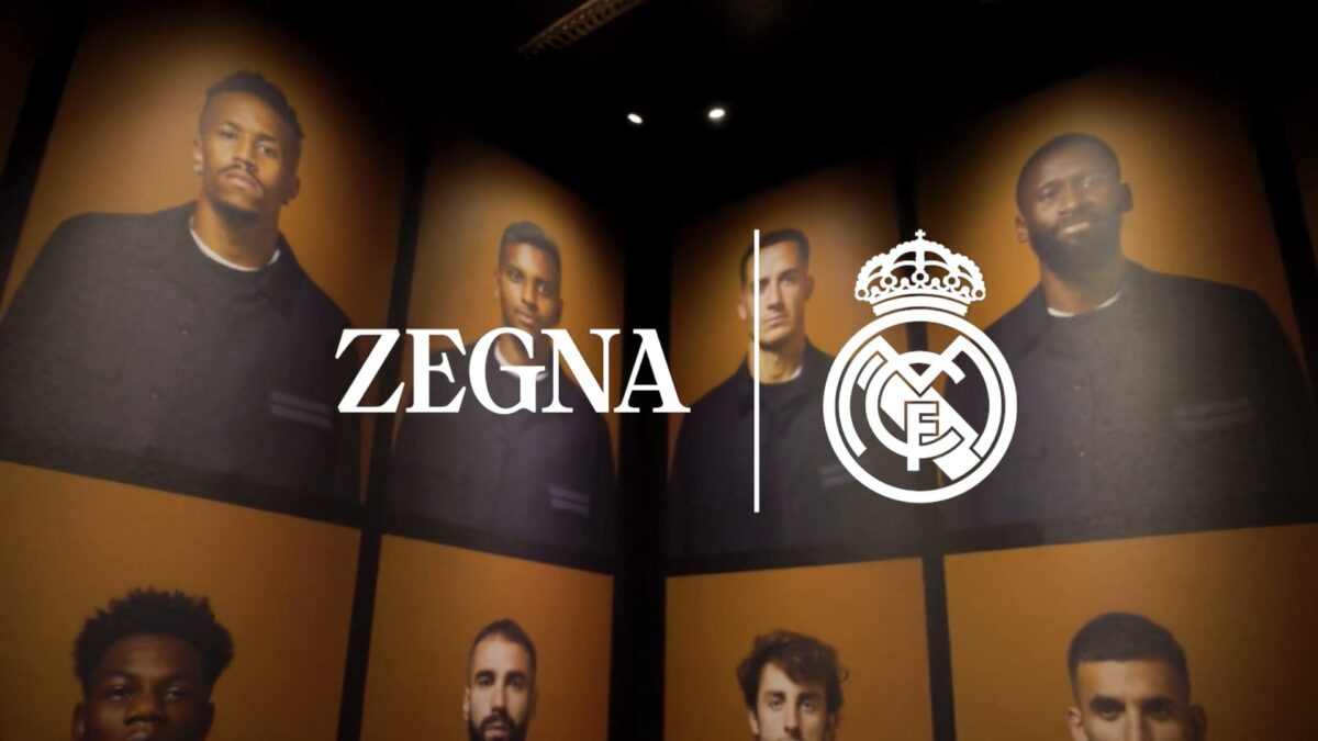 Zegna luxury partner del Real Madrid anche per il 2024: l’accordo milionario si rinnova