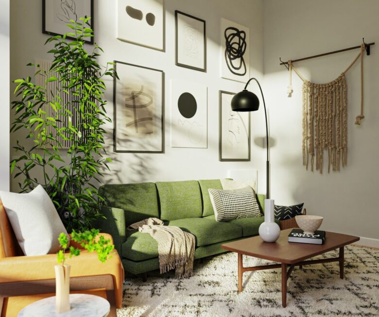 Come decorare la parete dietro divano: 10 idee