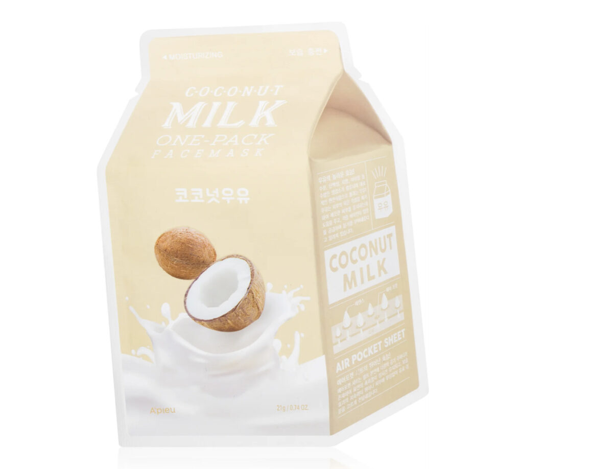 Milk Mask Coconut, A'pieu One-Pack