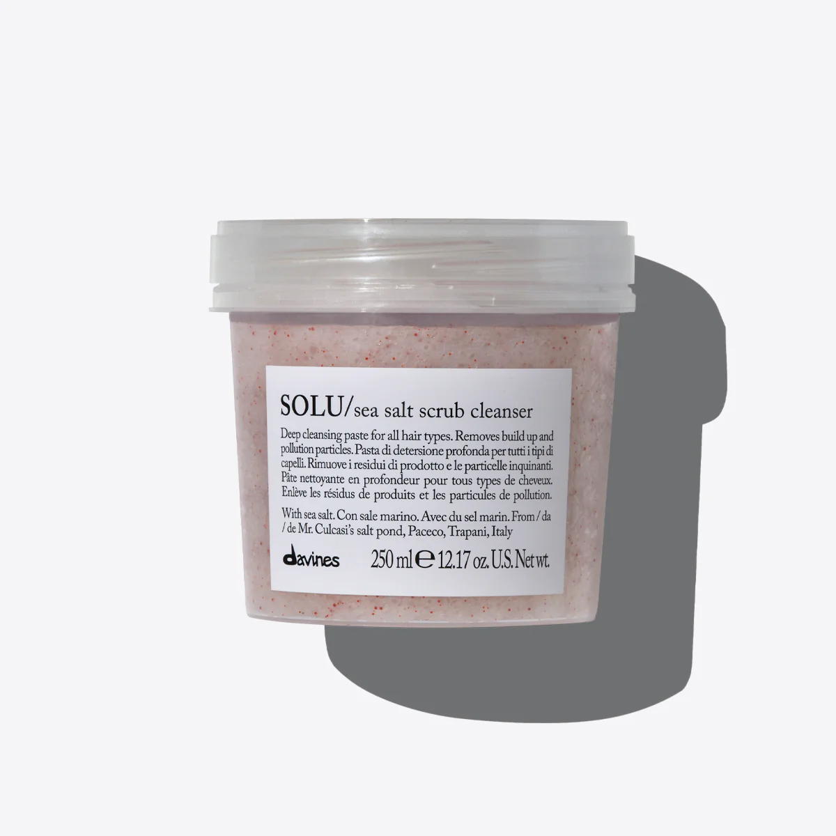 Solu, Sea Salt Scrub Cleanser, Davines