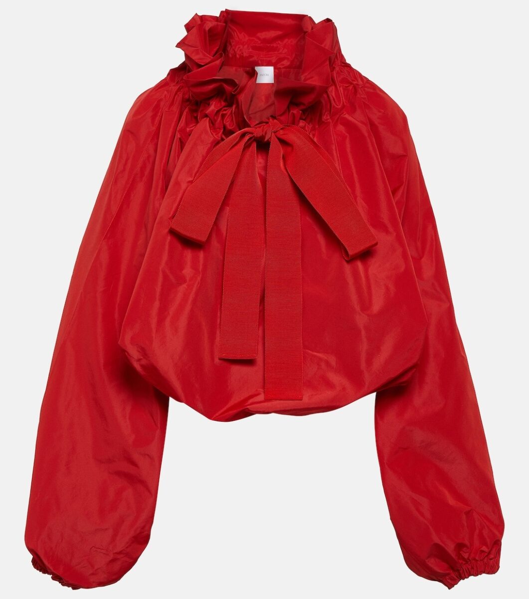 Blusa in crêpe, Patou, acquistabile su MyTheresa