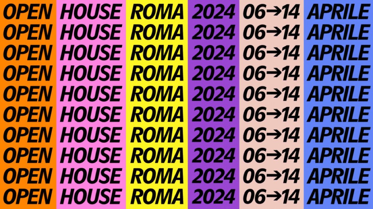 Torna Open House Roma 2024, l’evento che celebra il design e l’architettura della Capitale