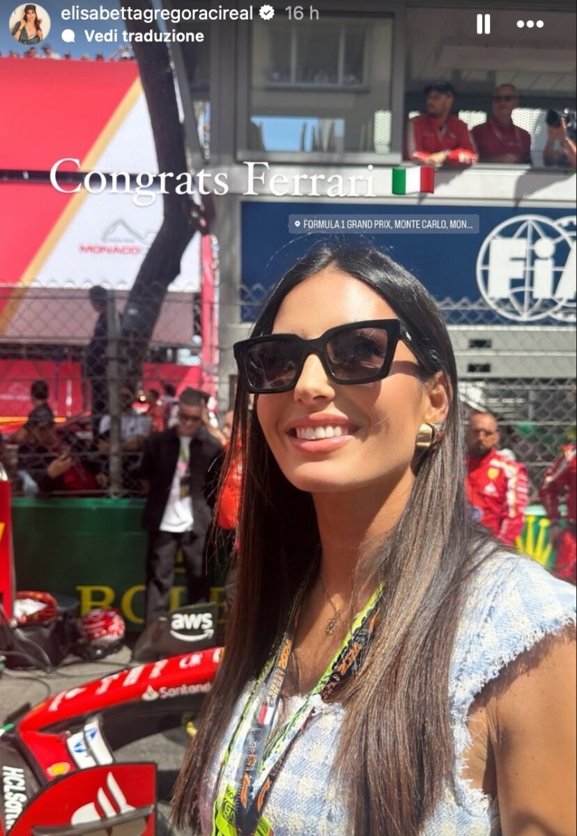 Galleria foto 'Elisabetta Gregoraci con la borsa da oltre 30mila euro al Gran Premio di Monaco' - foto 1