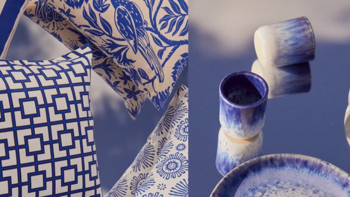 H&M Home, un tripudio di Blu e Bianco nella nuova Collezione Estiva