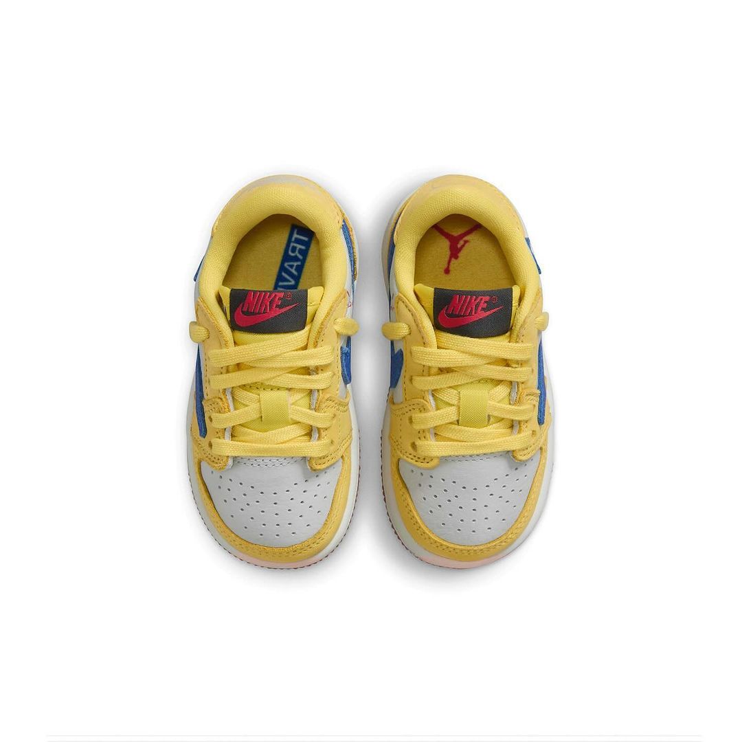 Galleria foto 'Le Nike Air Jordan 1 Low OG Canary di Travis Scott sono un pezzo da collezione. Ecco quando usciranno…' - foto 1