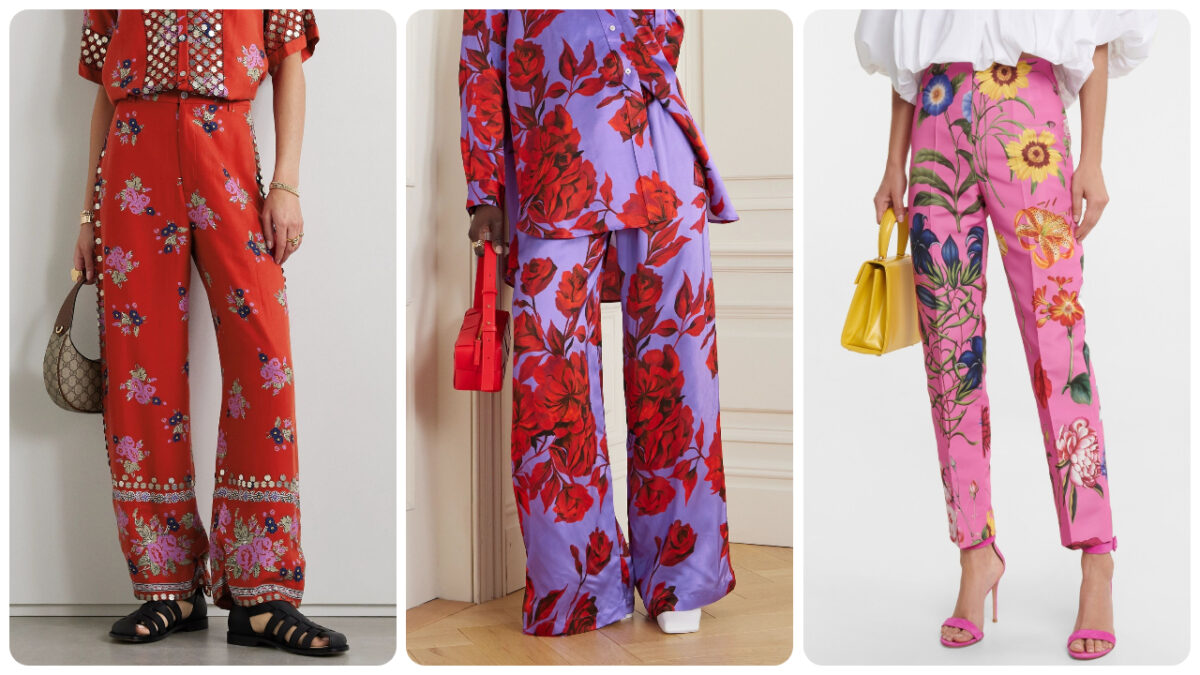 8 freschi Pantaloni a fiori da acquistare ora e indossare fino all’estate
