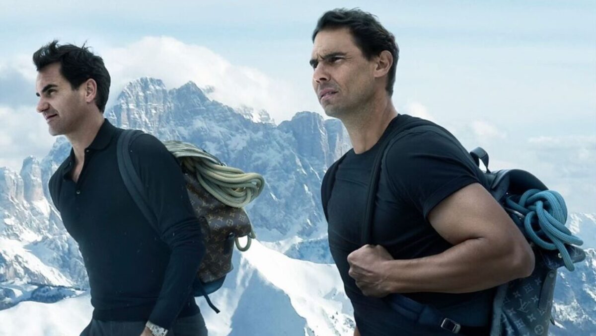 Rafa Nadal e Roger Federer di nuovo insieme per Louis Vuitton