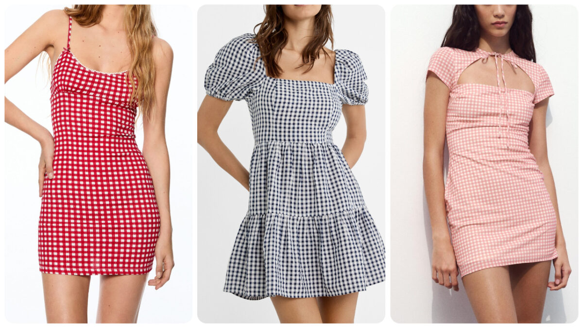 Per un look romantico e femminile, punta sugli abiti a quadretti!
