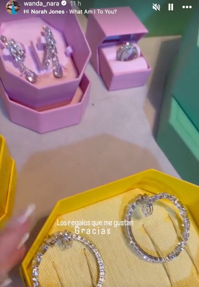 Galleria foto 'Wanda Nara, sono questi i regali che le piacciono: l’Influencer mostra i preziosi gioielli Swarovski' - foto 1