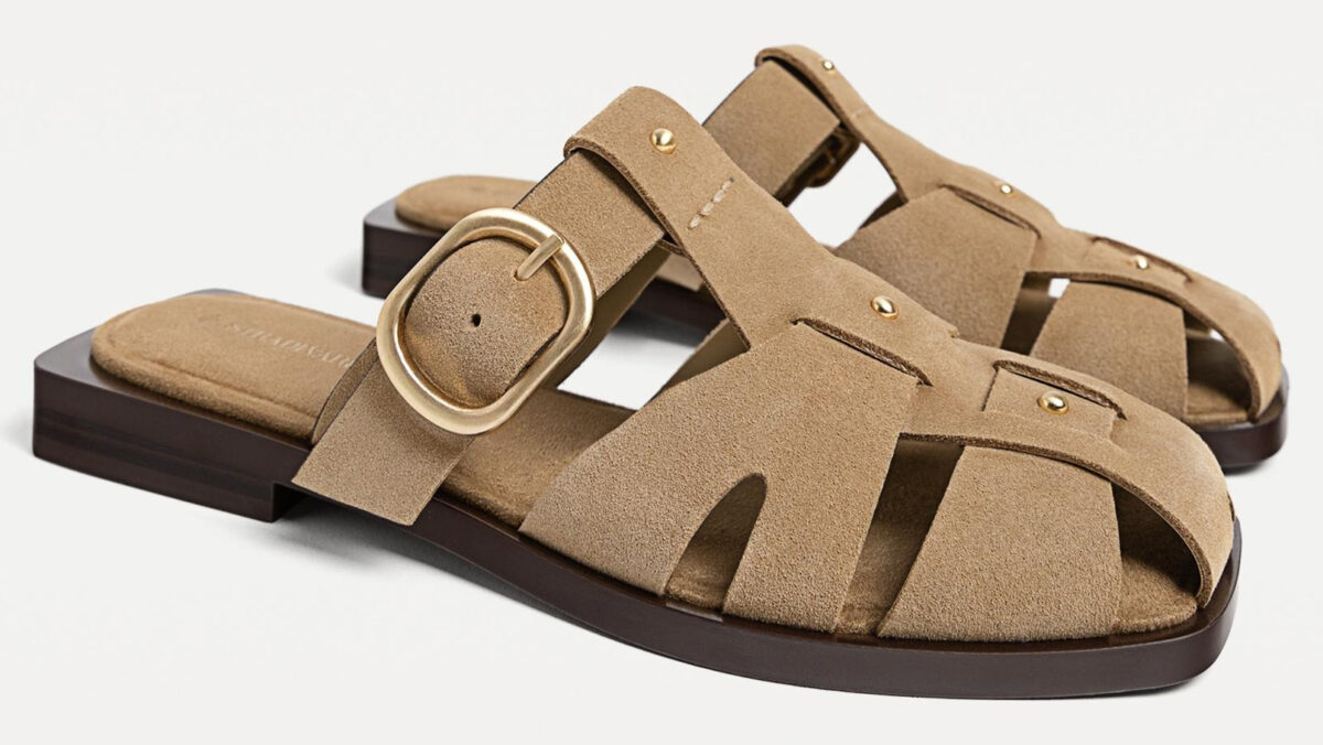 Tutte pazze per le scarpe in pelle scamosciata di Stradivarius Tutte pazze per le scarpe in pelle scamosciata di Stradivarius