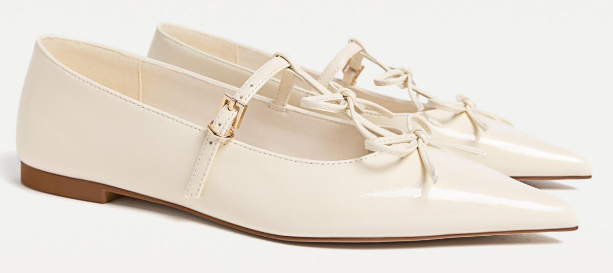 Stradivarius firma le ballerine a punta più belle del momento Stradivarius firma le ballerine a punta più belle del momento