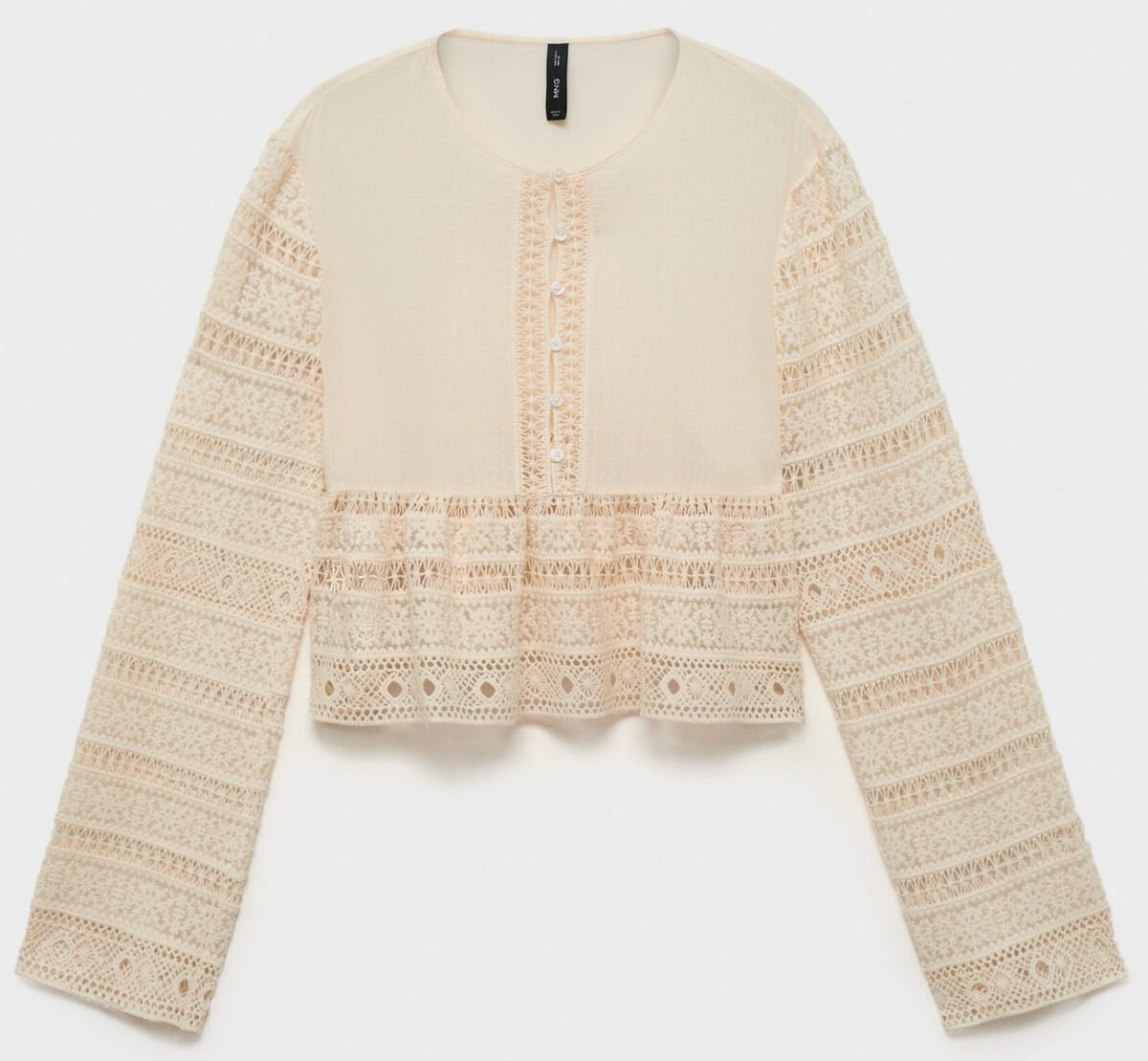 Questa blusa in cotone ricamato firmata Mango è un sogno ad occhi aperti Questa blusa in cotone ricamato firmata Mango è un sogno ad occhi aperti