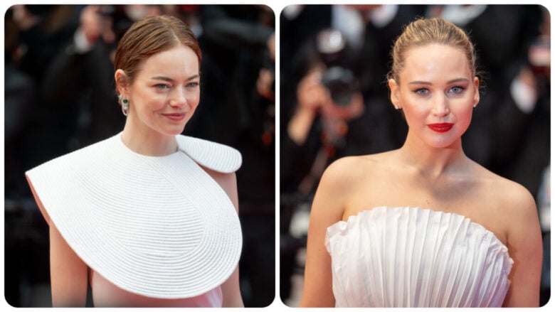 Emma Stone e Jennifer Lawrence incantano Cannes 2025: il bianco non è mai stato così chic!