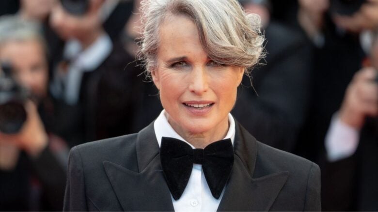 Andie MacDowell rompe le regole a Cannes 2025: il Look mannish è il nuovo must!