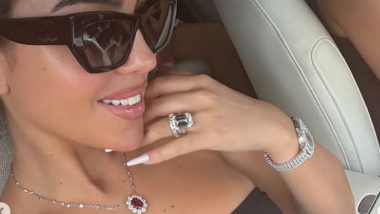 Georgina Rodriguez brilla sul red carpet con l’orologio di diamanti che vale quasi 200 mila euro!