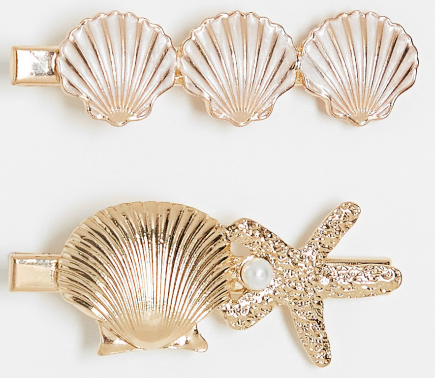 Tutti i fermagli per capelli a tema mare per dei look estivi ricercati e glam Tutti i fermagli per capelli a tema mare per dei look estivi ricercati e glam