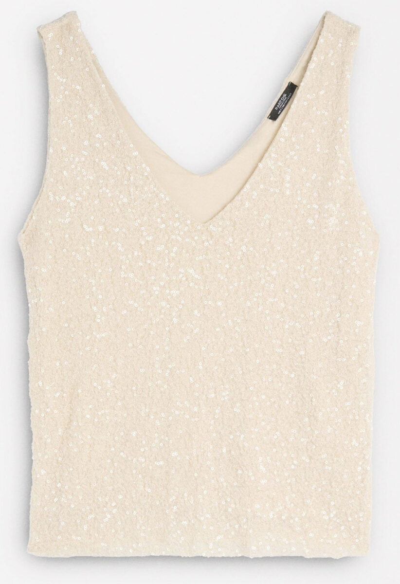 I top con paillettes per delle mise estive tutte da invidiare