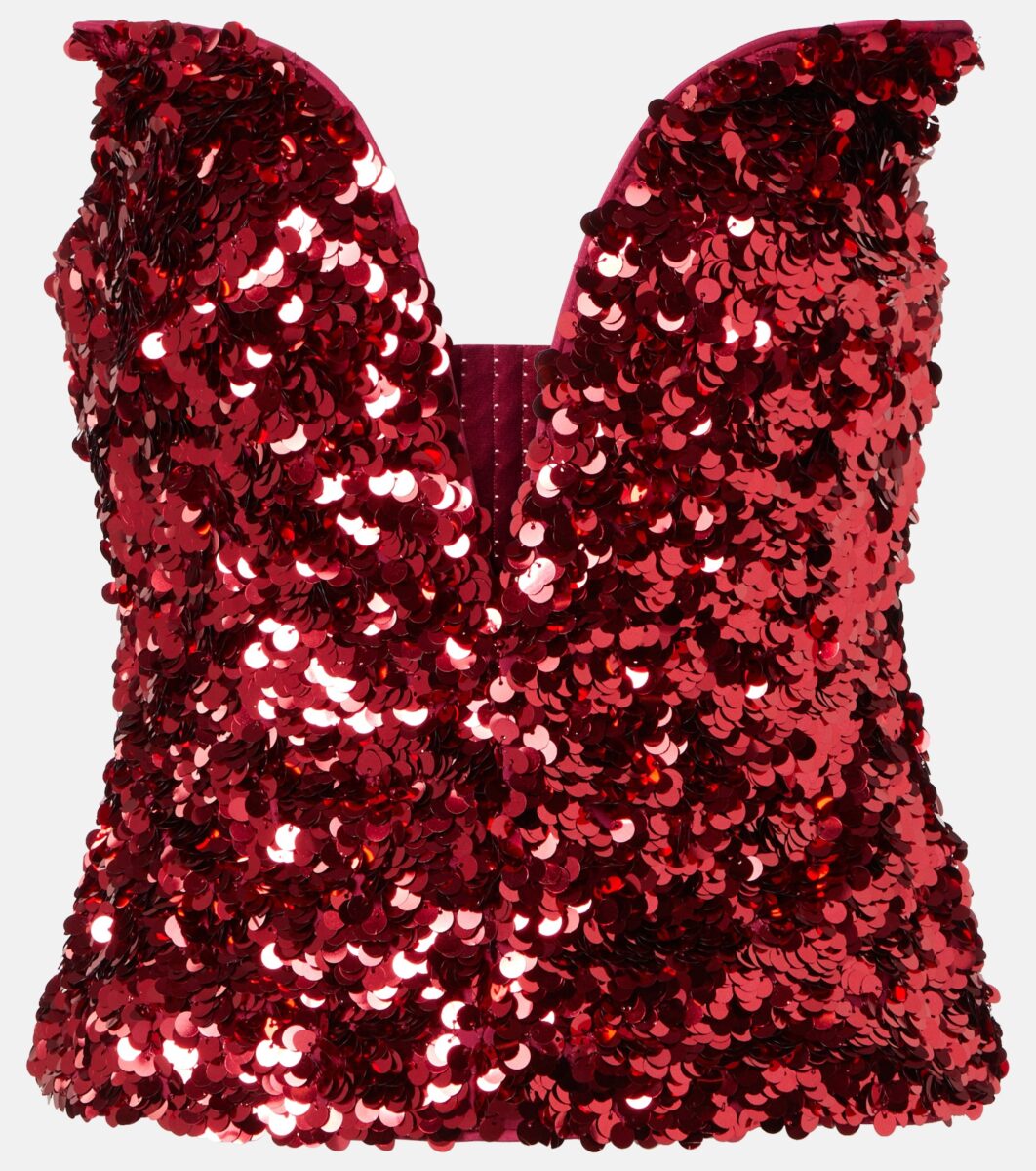 I top con paillettes per delle mise estive tutte da invidiare