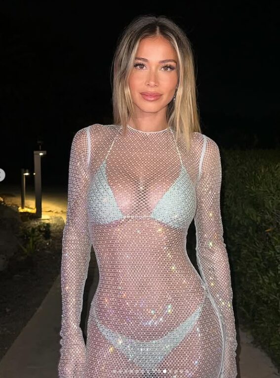 Diletta Leotta brilla alla sua festa di compleanno con un abito lungo a rete sparkling! Diletta Leotta brilla alla sua festa di compleanno con un abito lungo a rete sparkling!