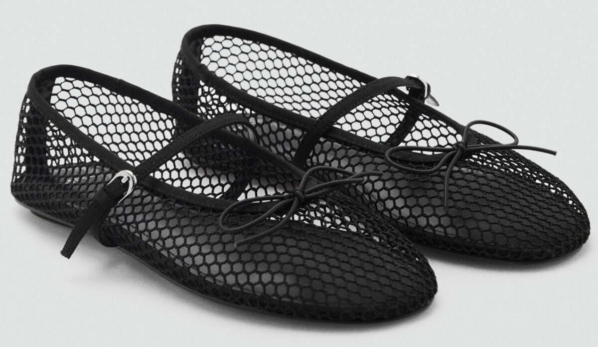 Trend Alert! Le ballerine a rete sono il must have (anche) dell’Autunno 2025