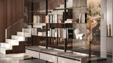 La Libreria Vertical by Arrital ridefinisce il concetto di separazione tra ambienti
