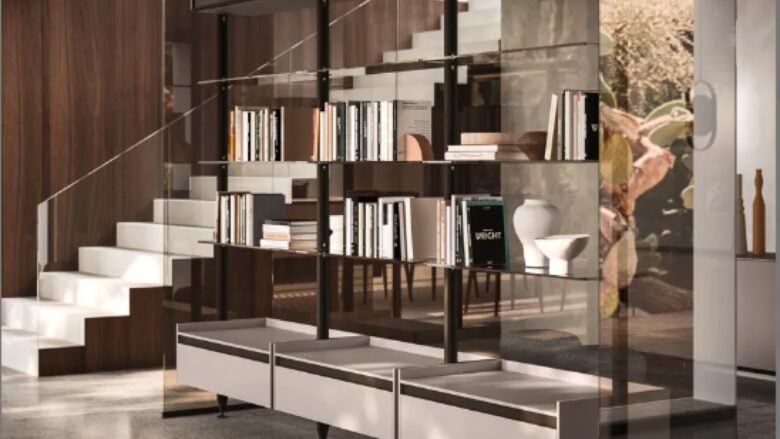 La Libreria Vertical by Arrital ridefinisce il concetto di separazione tra ambienti