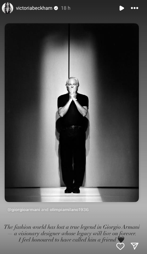 Addio a Giorgio Armani: da Julia Roberts a Demi Moore fino ad Anne Hathaway, il ricordo delle star di Hollywood sui social Addio a Giorgio Armani: da Julia Roberts a Demi Moore fino ad Anne Hathaway, il ricordo delle star di Hollywood sui social