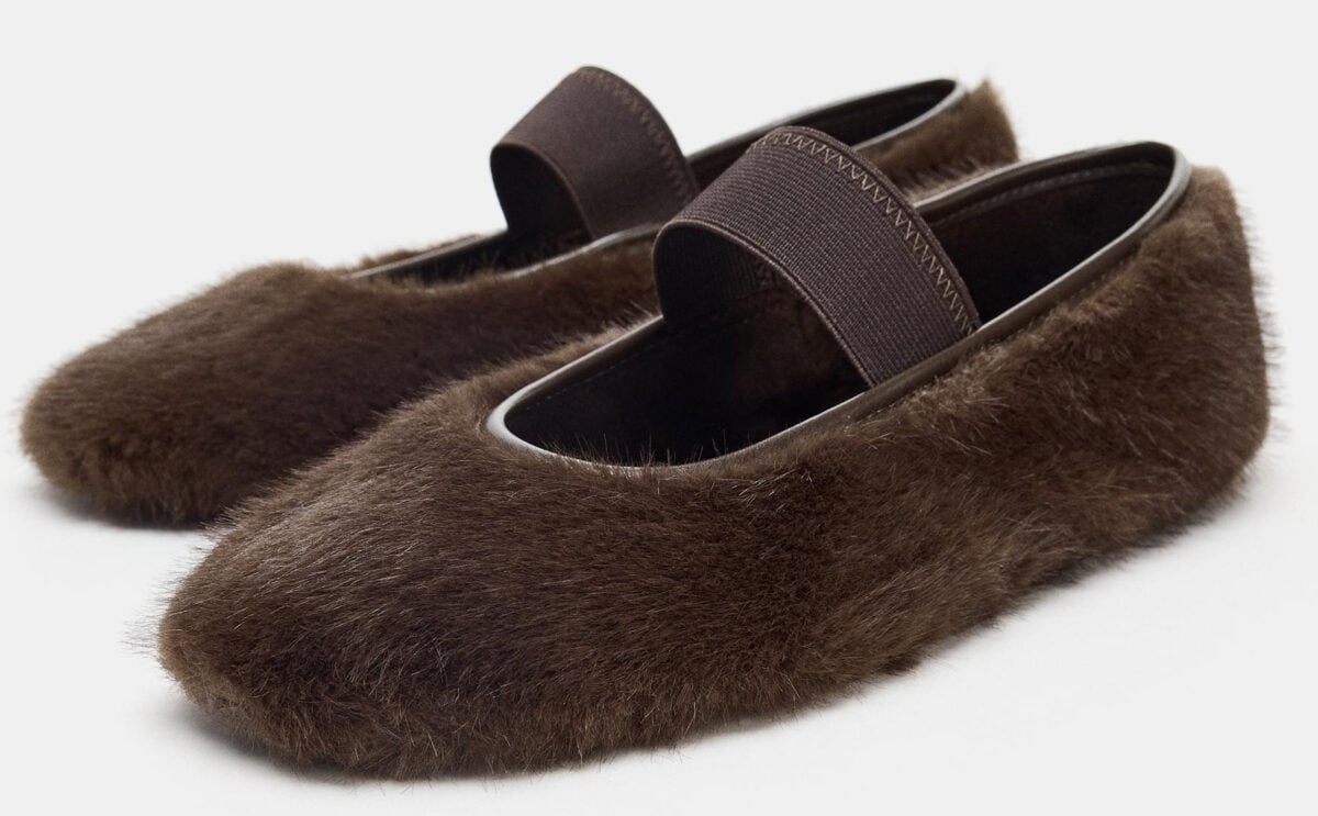 Le ballerine fluffy, comode e glam, si confermano le scarpe must have dell’Inverno 2025