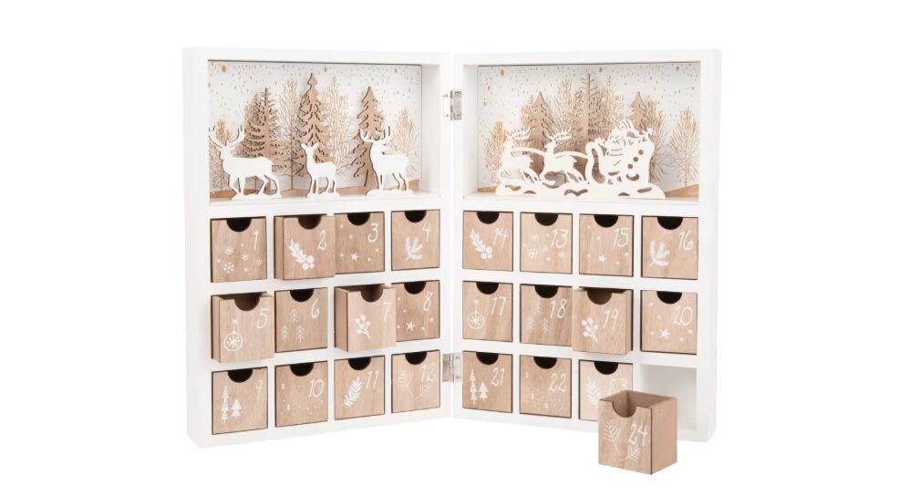 Crea il tuo Calendario dell’Avvento: su Maisons du Monde trovi tante modelli da riempire