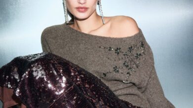 Mango Natale 2025: la capsule party con capi in broccato, velluto e paillettes