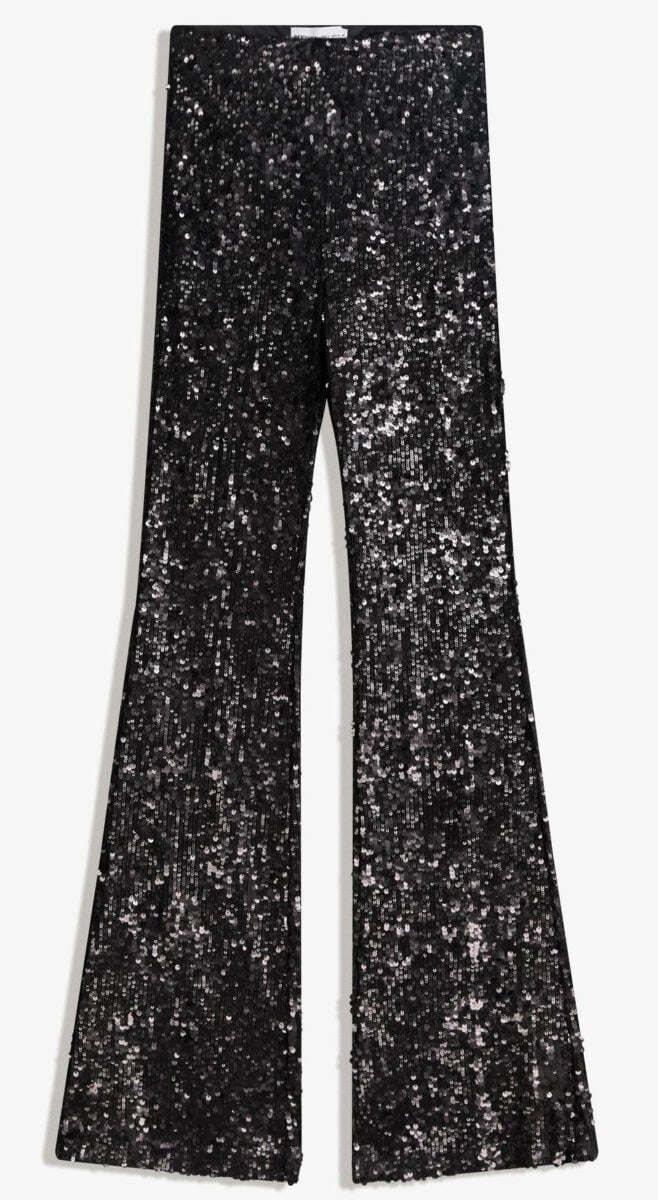 I Pantaloni con paillettes sono il capo must have delle Feste