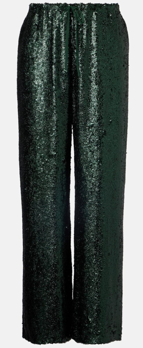I Pantaloni con paillettes sono il capo must have delle Feste
