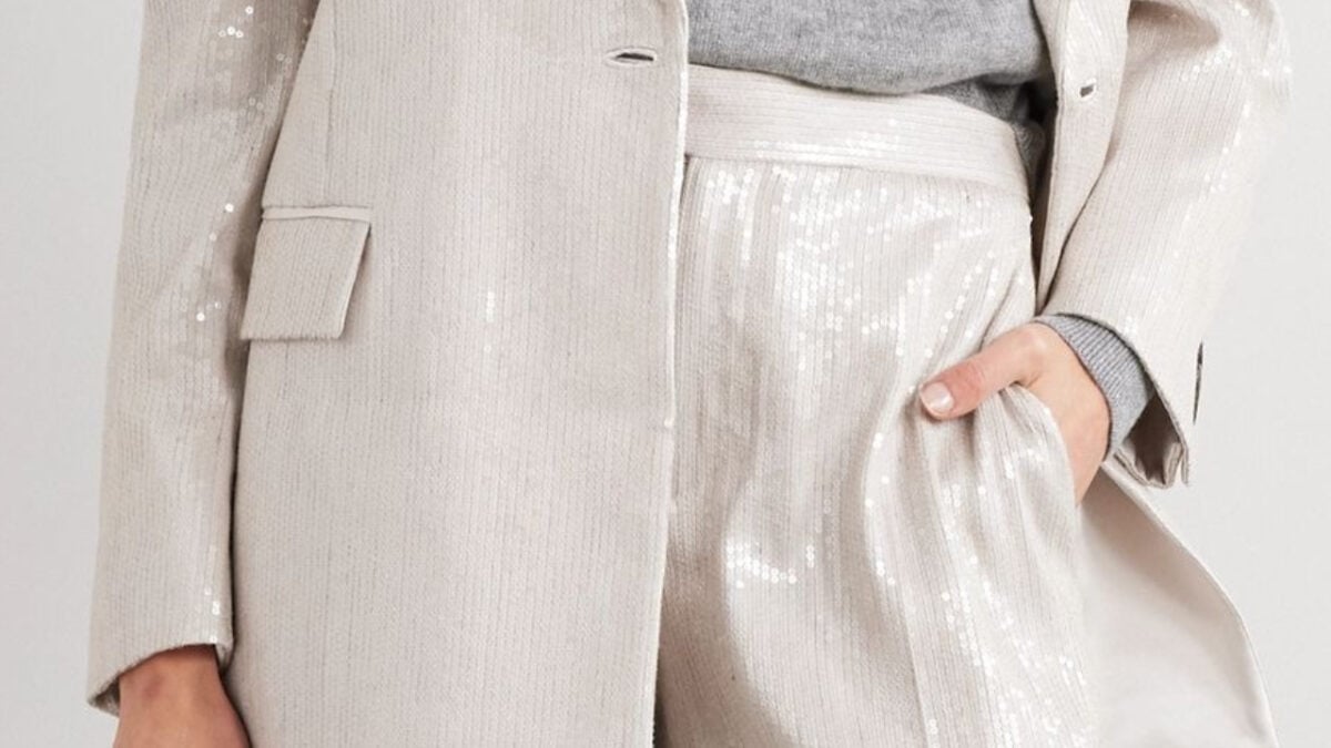I Pantaloni con paillettes sono il capo must have delle Feste