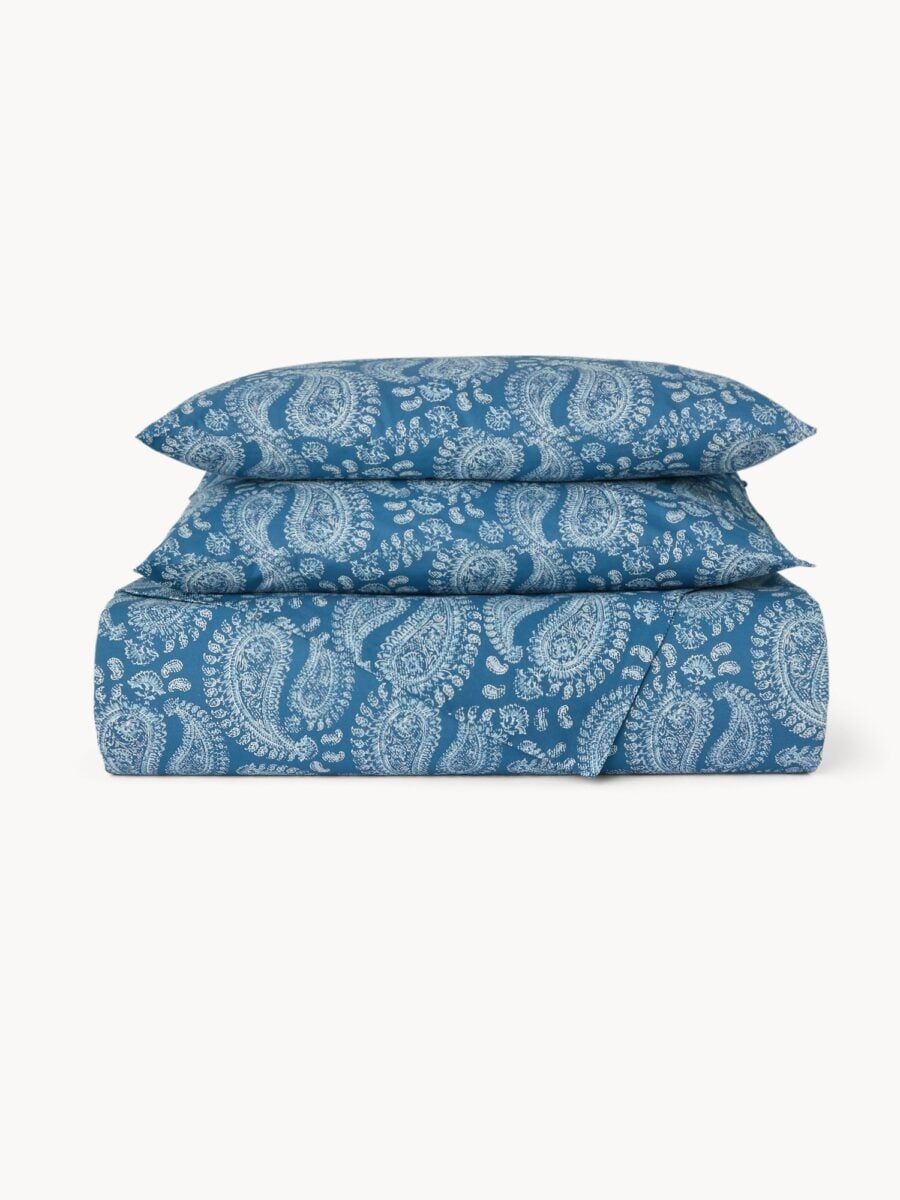 Stampa Paisley per la biancheria da letto: l’iconico motivo torna protagonista della zona notte