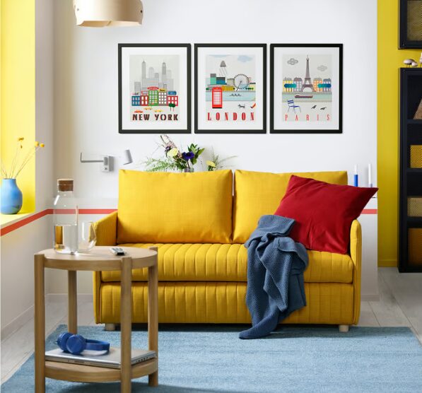 Piccolo, pop e conveniente: il divano letto IKEA perfetto per arredare il tuo monolocale Piccolo, pop e conveniente: il divano letto IKEA perfetto per arredare il tuo monolocale