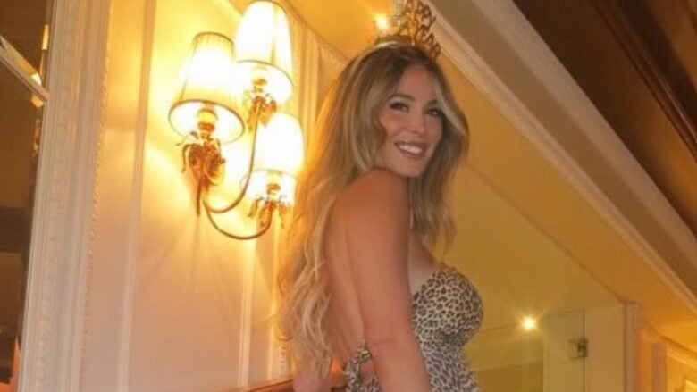 Diletta Leotta osa la notte di Capodanno con un Look leopardato firmato Roberto Cavalli!