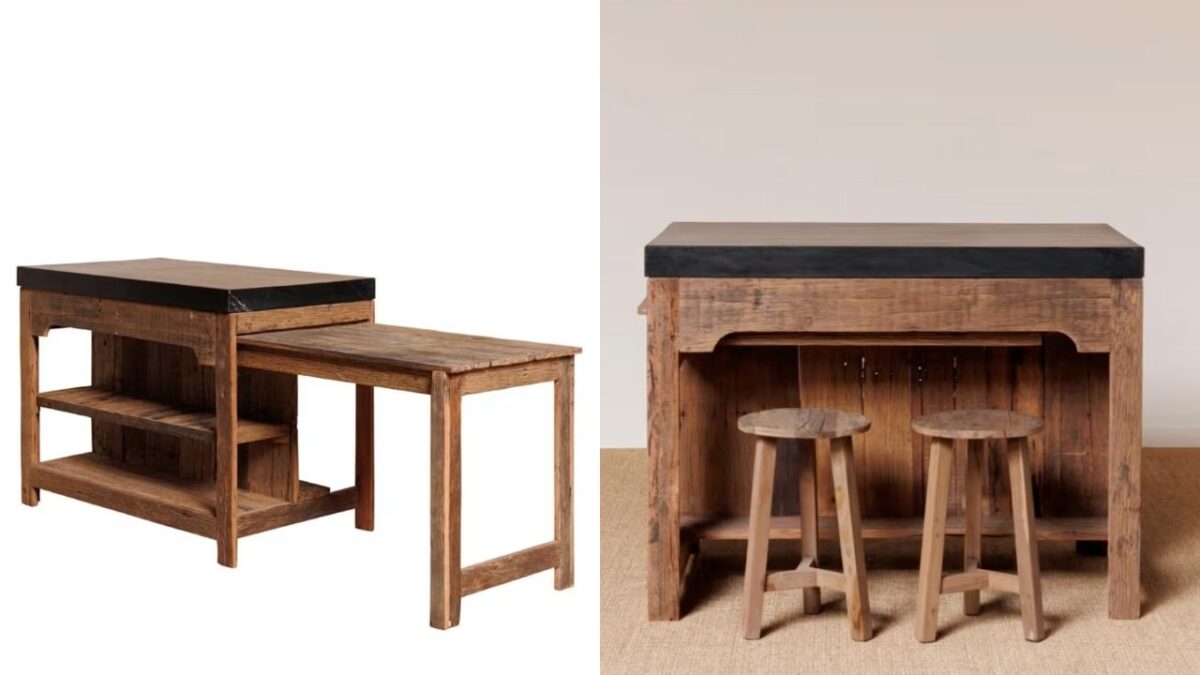 5 Isole da Cucina multifunzione per piccoli spazi, in vendita su Maisons du Monde: Piano di lavoro, Tavolo e Credenza